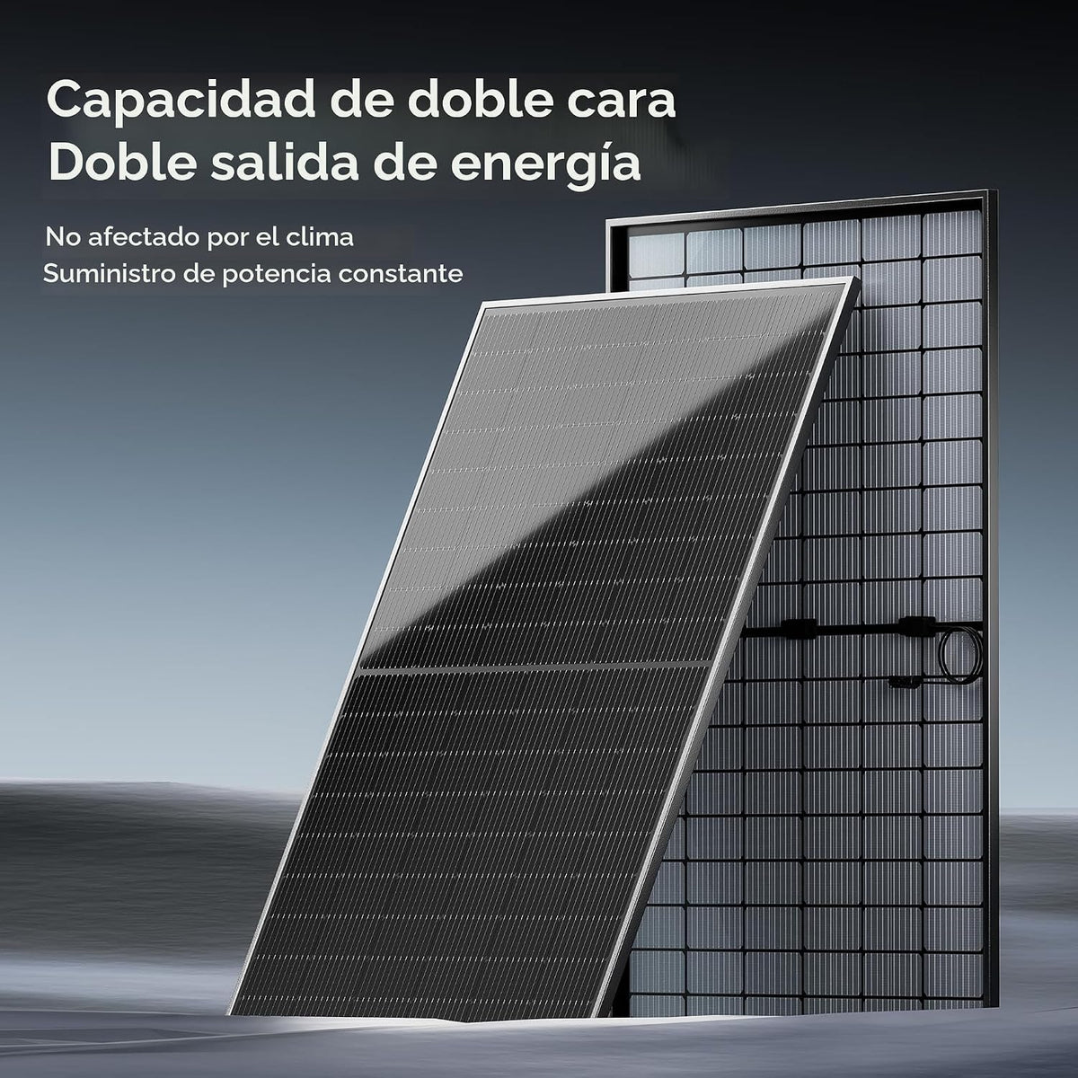 EPOCH Paneles solares biaciales de 860 W, tipo N clase A, panel sol...