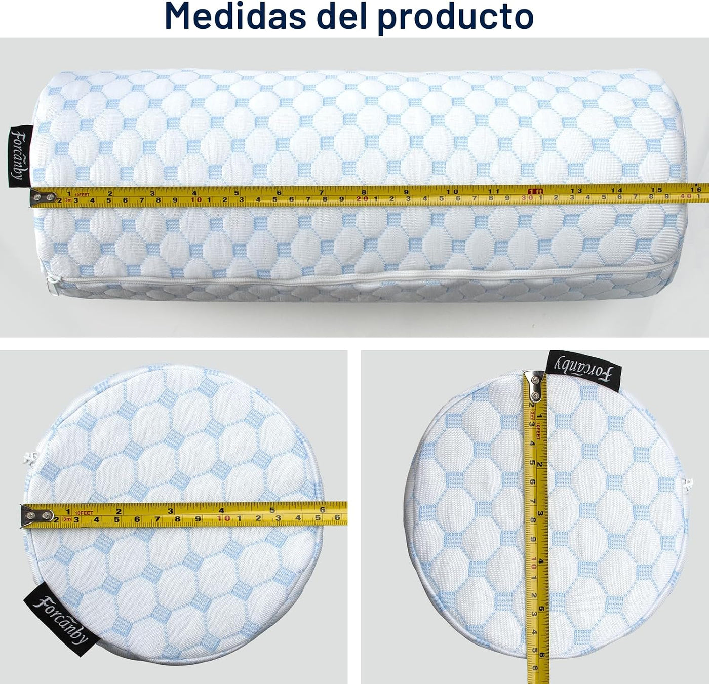 Forcanby Almohada Enrollable para el Alivio del Dolor de Cuello - A...