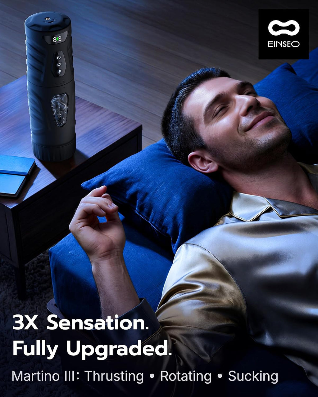 EINSEO Masturbador masculino bomba de pene, juguetes sexuales AI Sy...