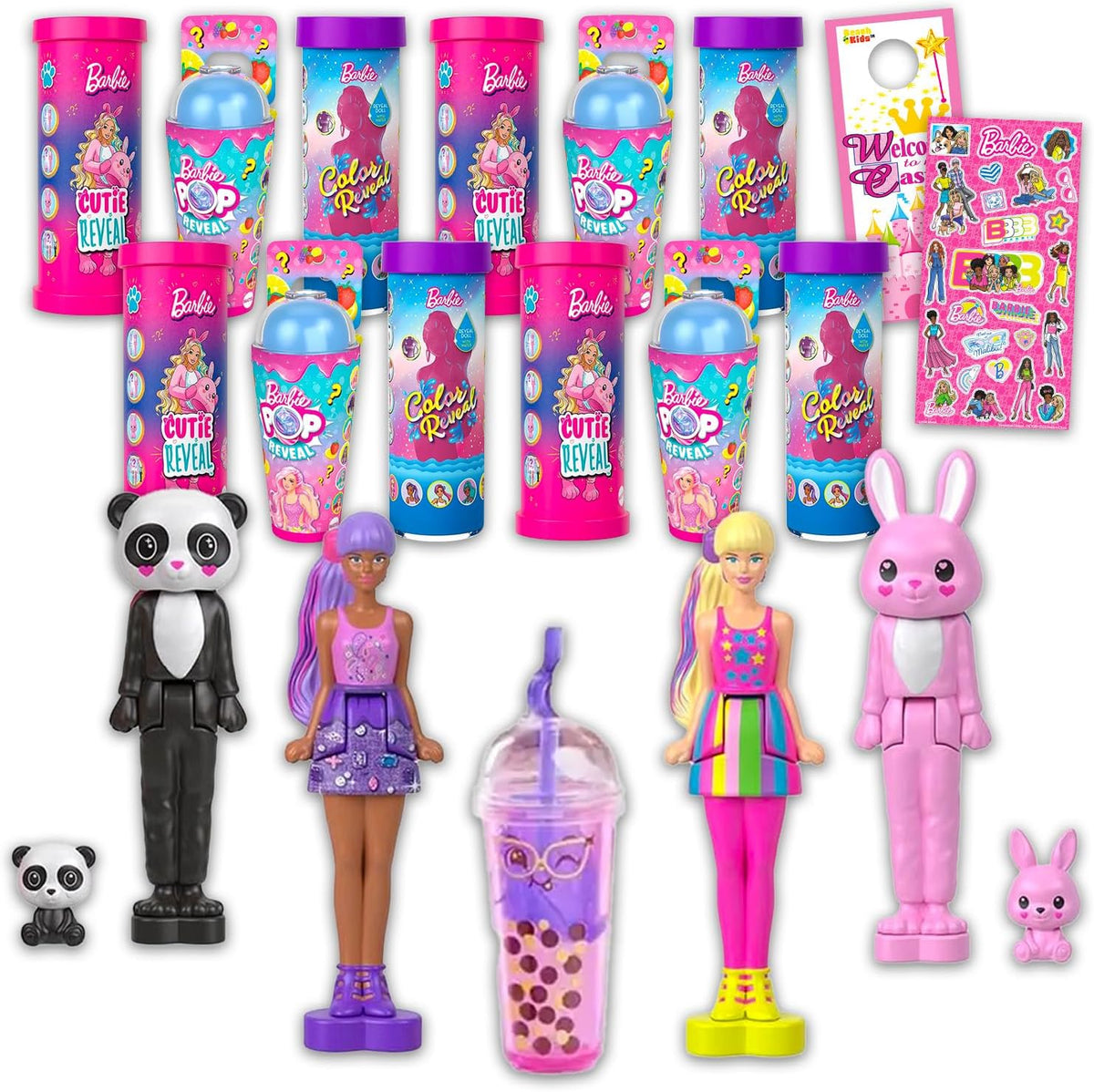 Barbie Mini Barbieland &amp; Micro Dolls - Paquete variado de 12 pi...