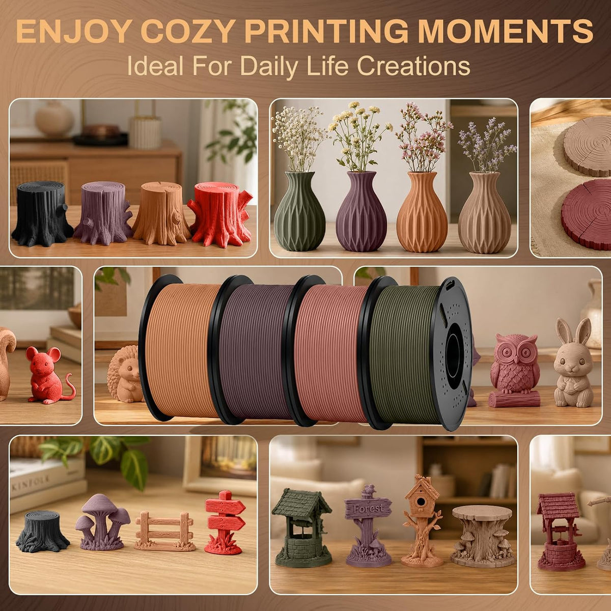 Colourbing - Filamento de impresión 3D PLA-SINGLE34
