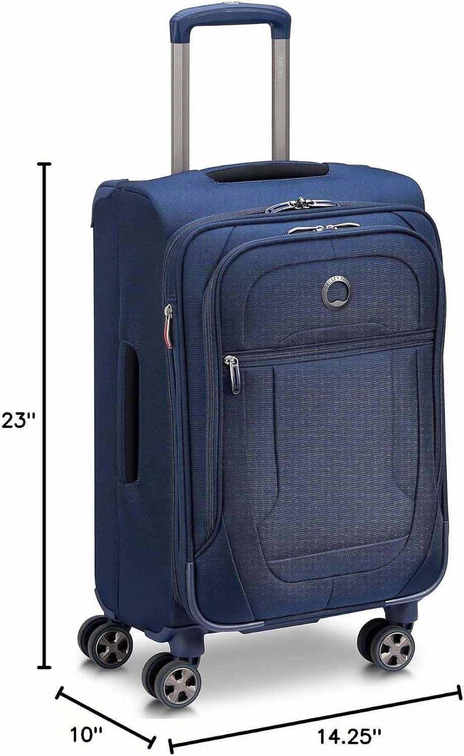 DELSEY PARIS Helium DLX Softside - Maleta expandible con ruedas gir...
