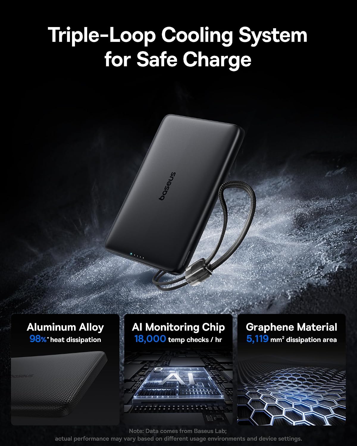 Baseus Picogo Qi2 15W Magsafe Cargador portátil, 0.5" ultra delgado...