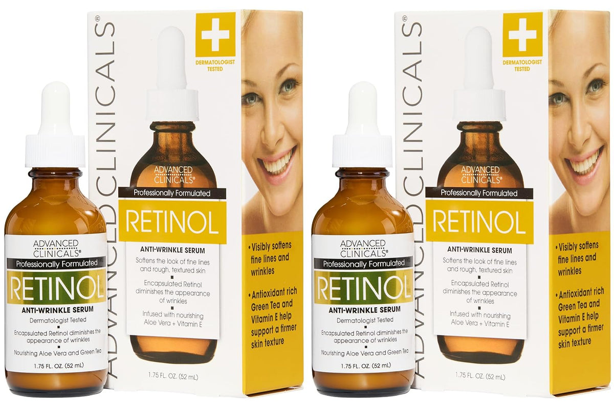 Advanced Clinicals - Suero de retinol para cara | Suero antienvejec...