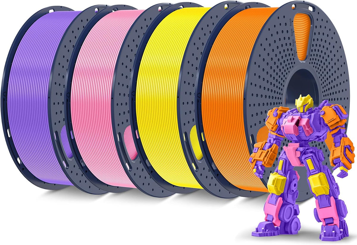 SUNLU - Filamento PLA Plus para impresora 3D, 1.75\u202Fmm, 4 paque...