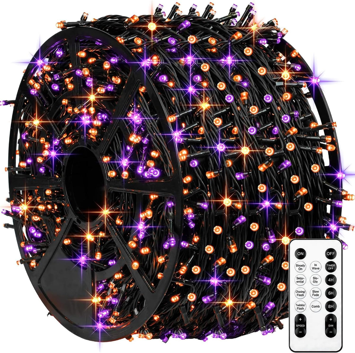 TW SHINE Luces de Halloween, 1000 LED de 328 pies de luces de Hallo...