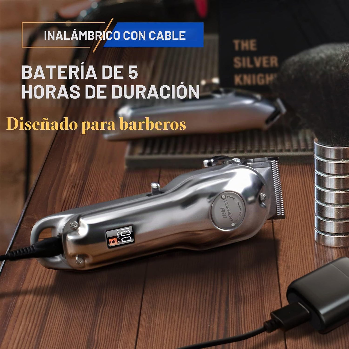 SUPRENT® PRO Cortapelos Profesional para Hombres - Kit de Corte de...