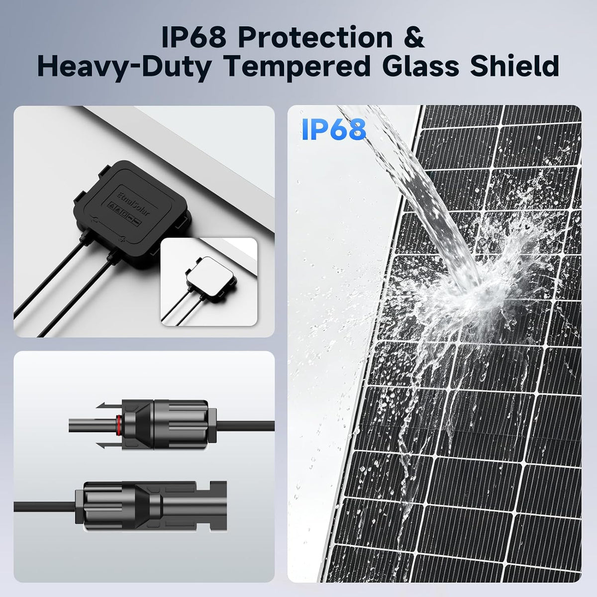 Panel Solar Pro+, 25% de Alta Eficiencia Tipo N 18BB Soldado en Pla...