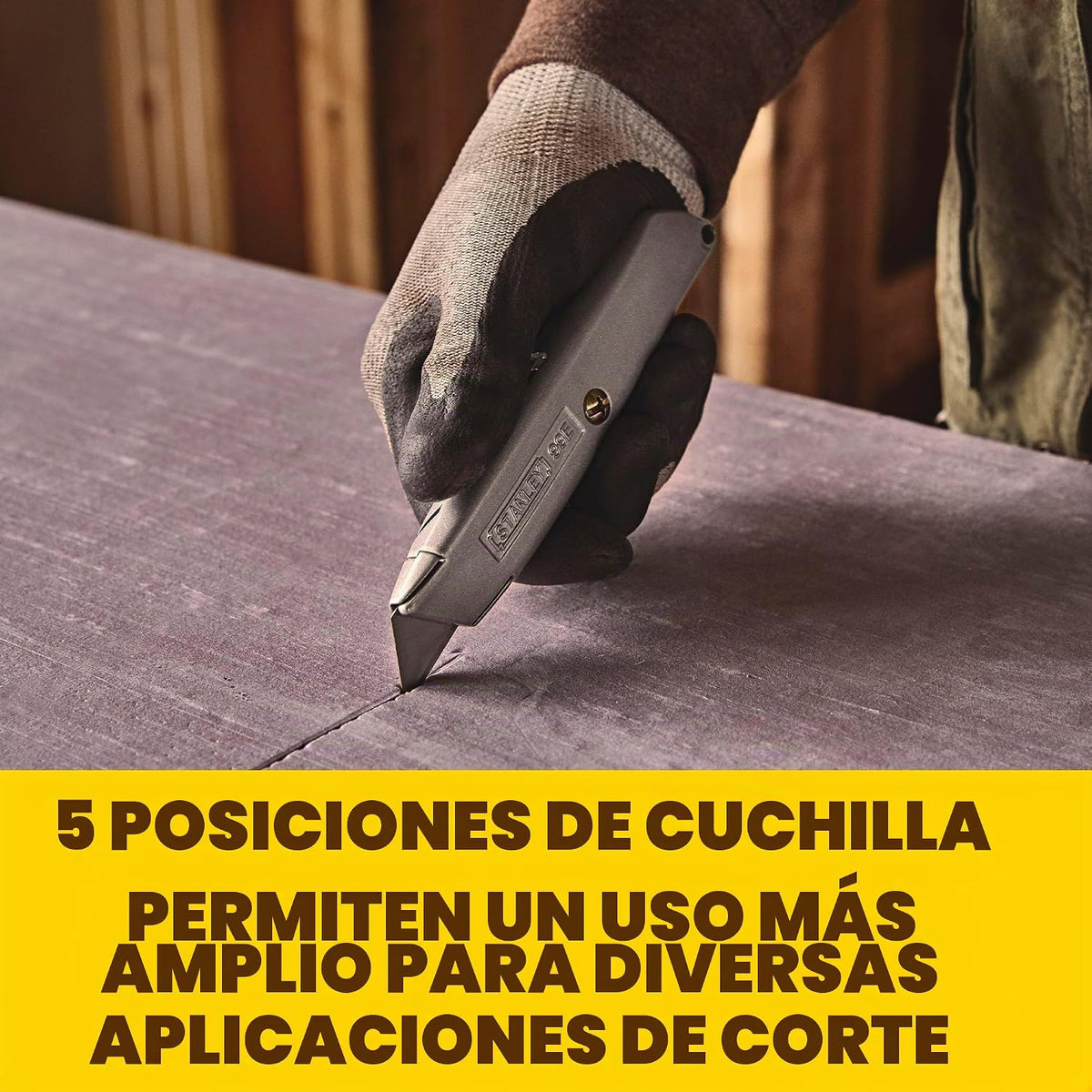 STANLEY Cuchillo multiusos Classic 99, retráctil, 6 pulgadas, (10-0...