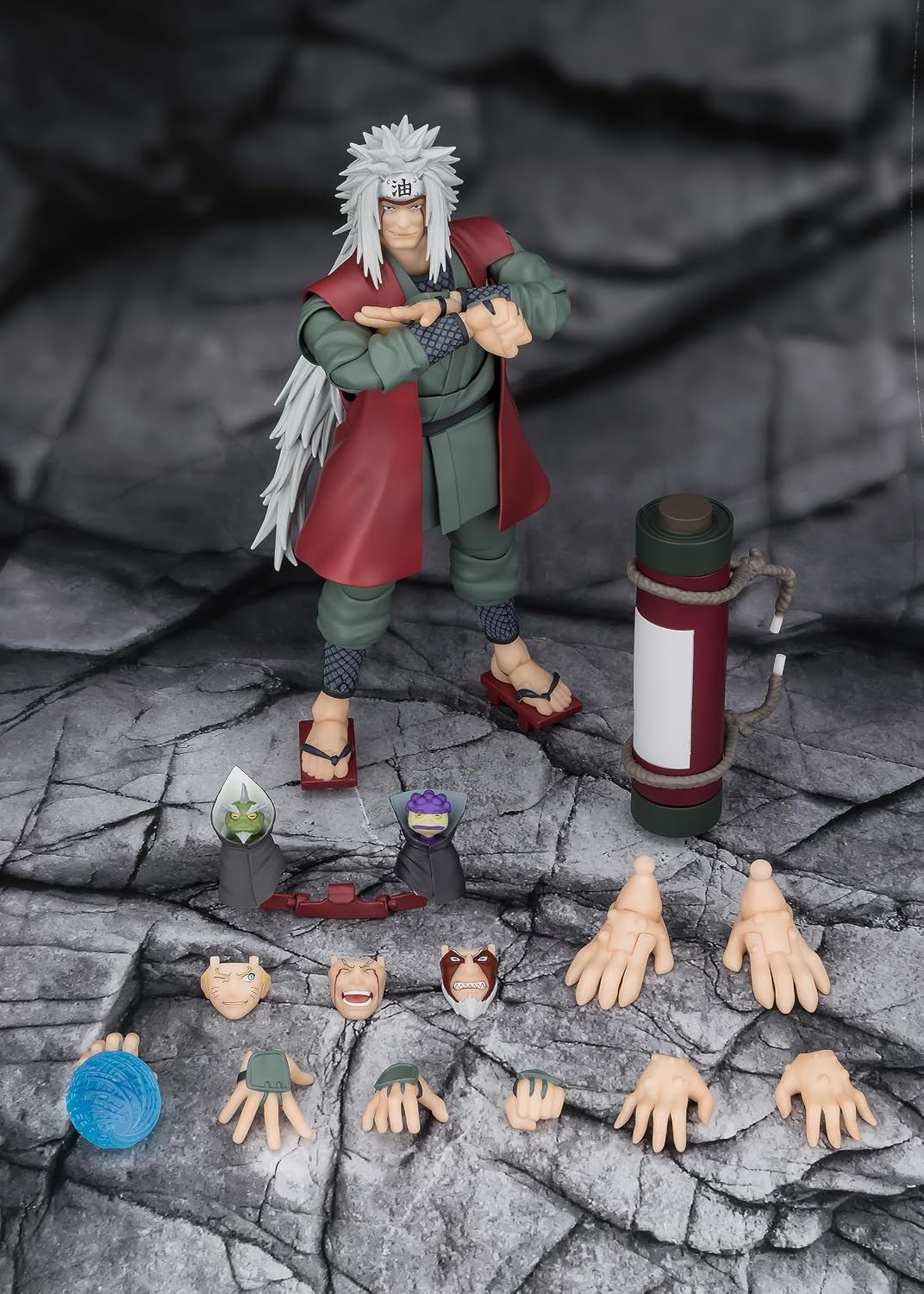 TAMASHII NATIONS - Naruto - Jiraiya -Maestro Heroico de la Hoja Ocu...
