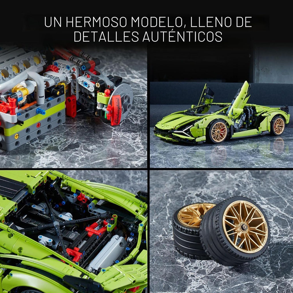 Conjuntos de construcción LEGO Technic Lamborghini Sián FKP 37 para...