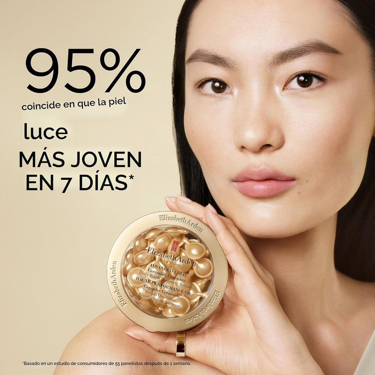 Elizabeth Arden Suero restaurador diario de la juventud de las cáps...