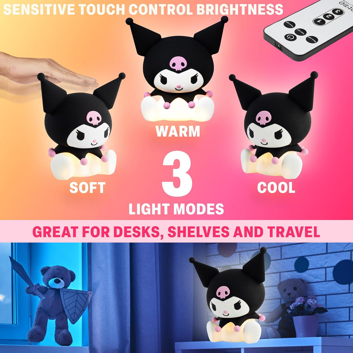 Get Trend Kuromi Sanrio - Luz nocturna de silicona para niñas, adol...