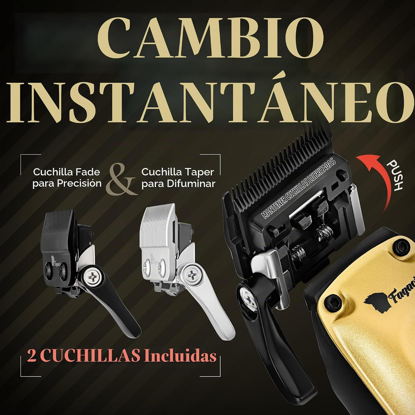 Fagaci Cortadora de pelo profesional para hombres, kit de peluquero...