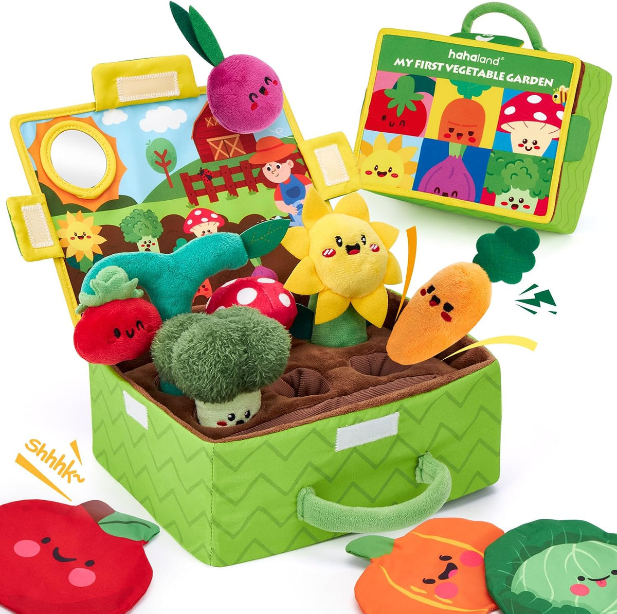 hahaland Juguetes para bebés de 6 a 12 meses - Frutas Verduras Jard...