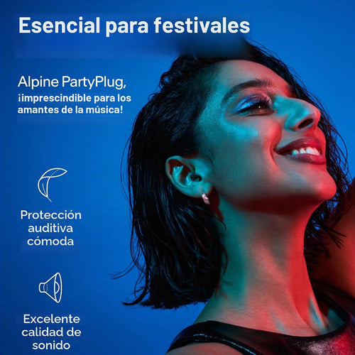 Alpine PartyPlug - Tapones para los oídos para conciertos, reducció...