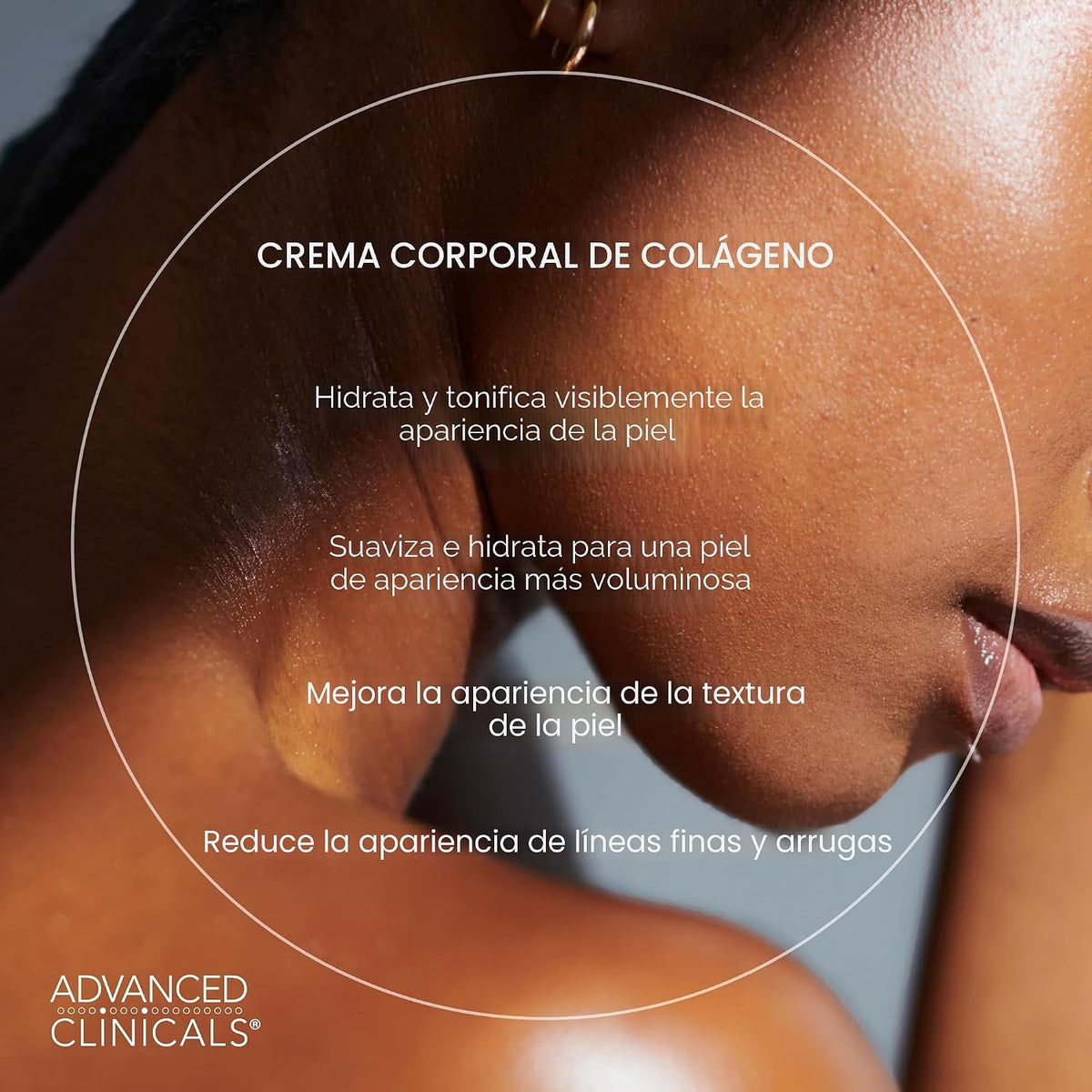 Advanced Clinicals Aceite corporal de colágeno + crema de colágeno...