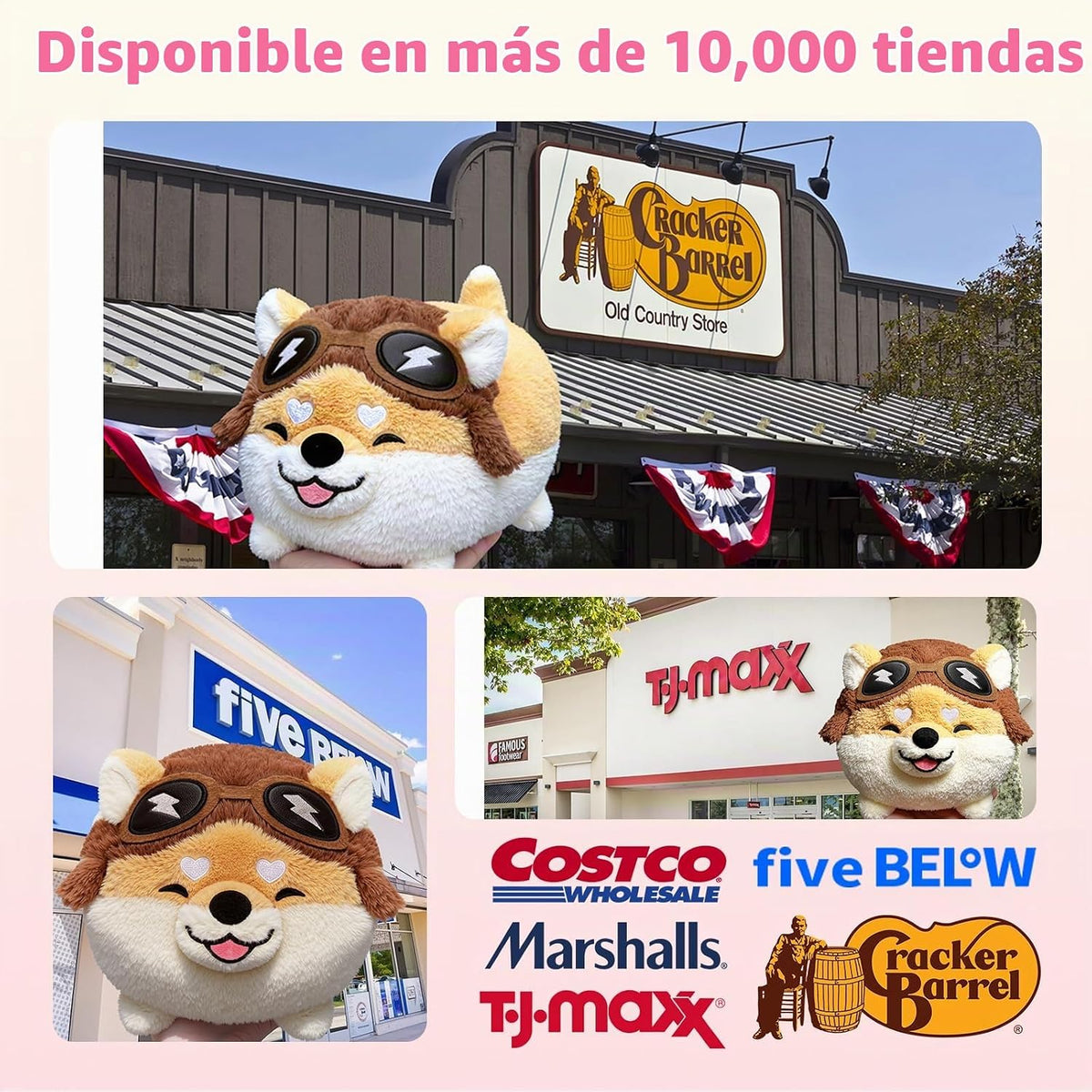Mewaii Peluche Kawaii de peluche Shiba Inu de perro, sensación ultr...