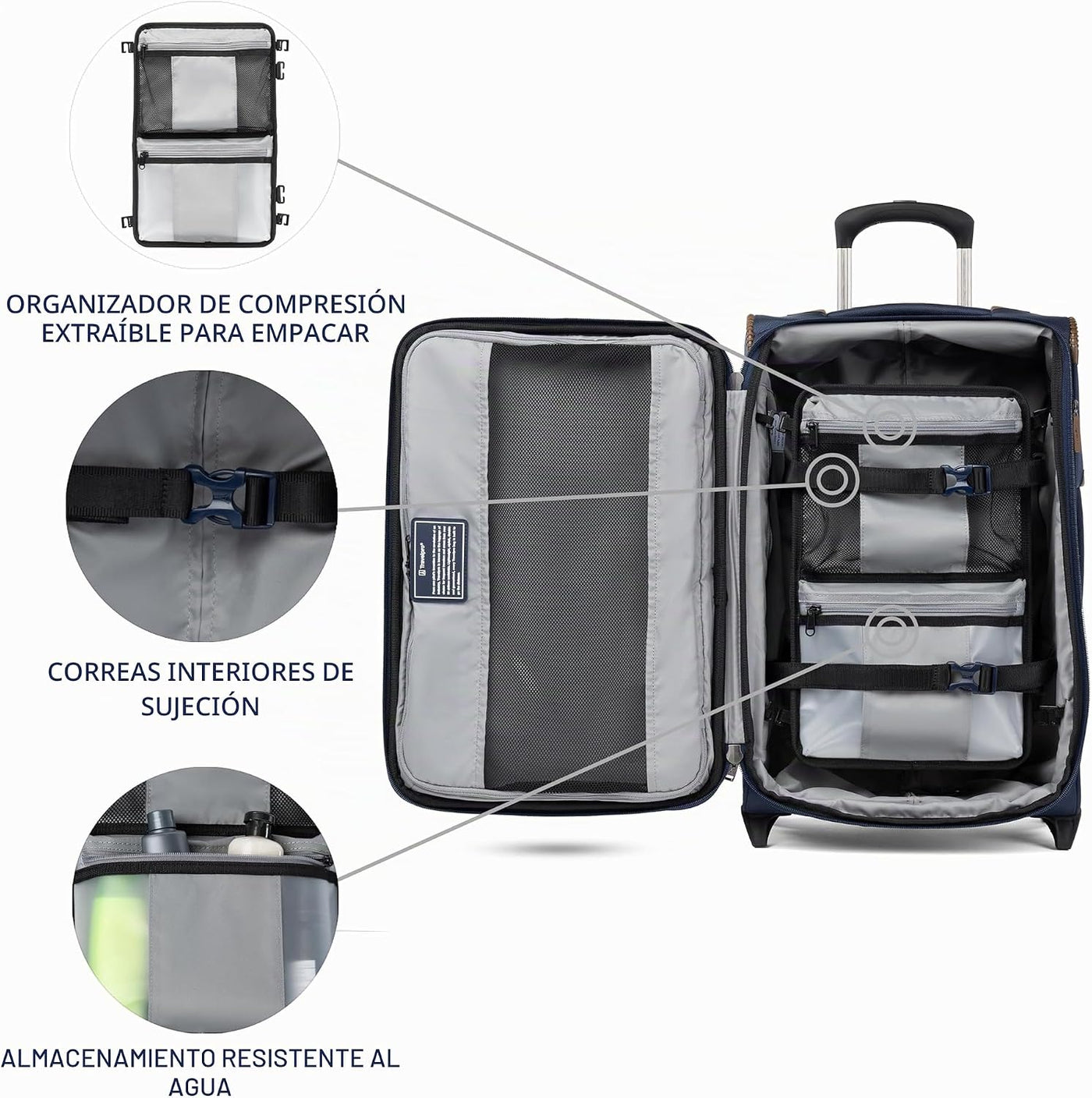 Travelpro Crew Classic Equipaje Ligero de Lado Suave Expandible, Ma...