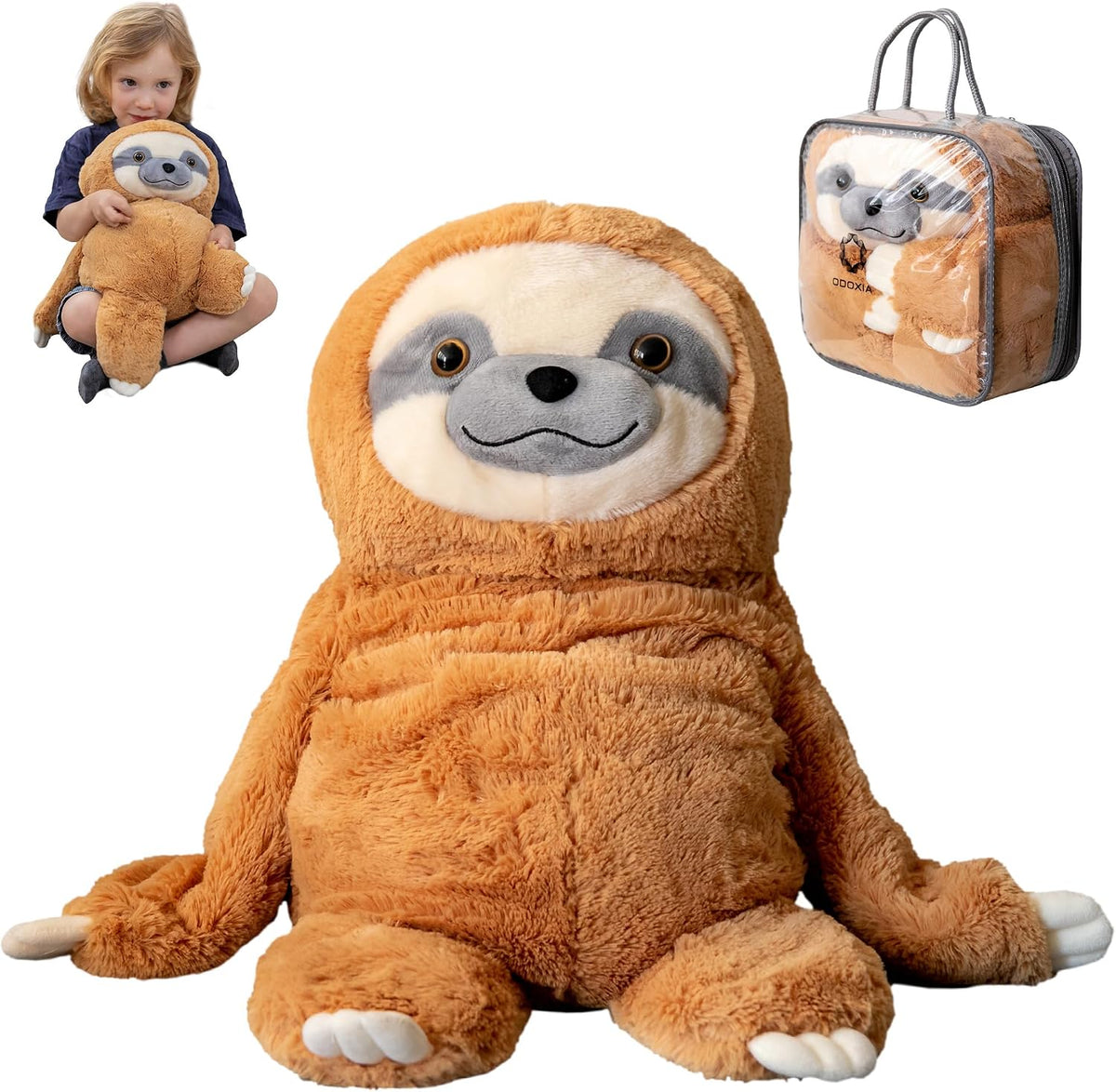 Animal de peluche con peso para la ansiedad, calmante y reconfortan...