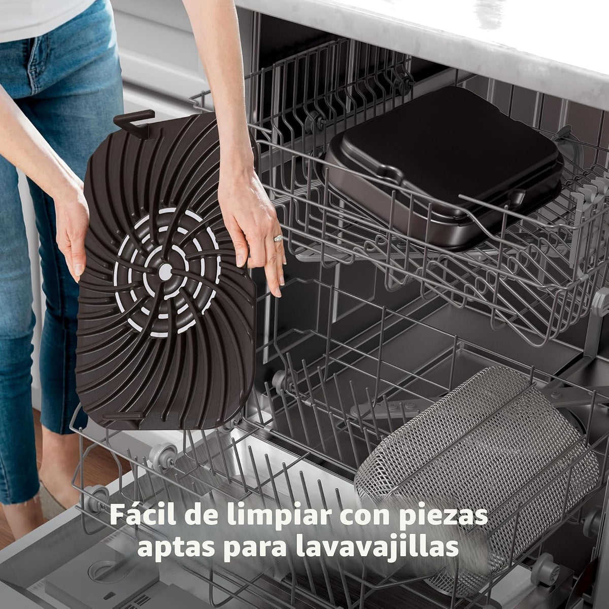Parrilla de interior Ninja DG551 Foodi Smart XL 6 en 1 con freír al...