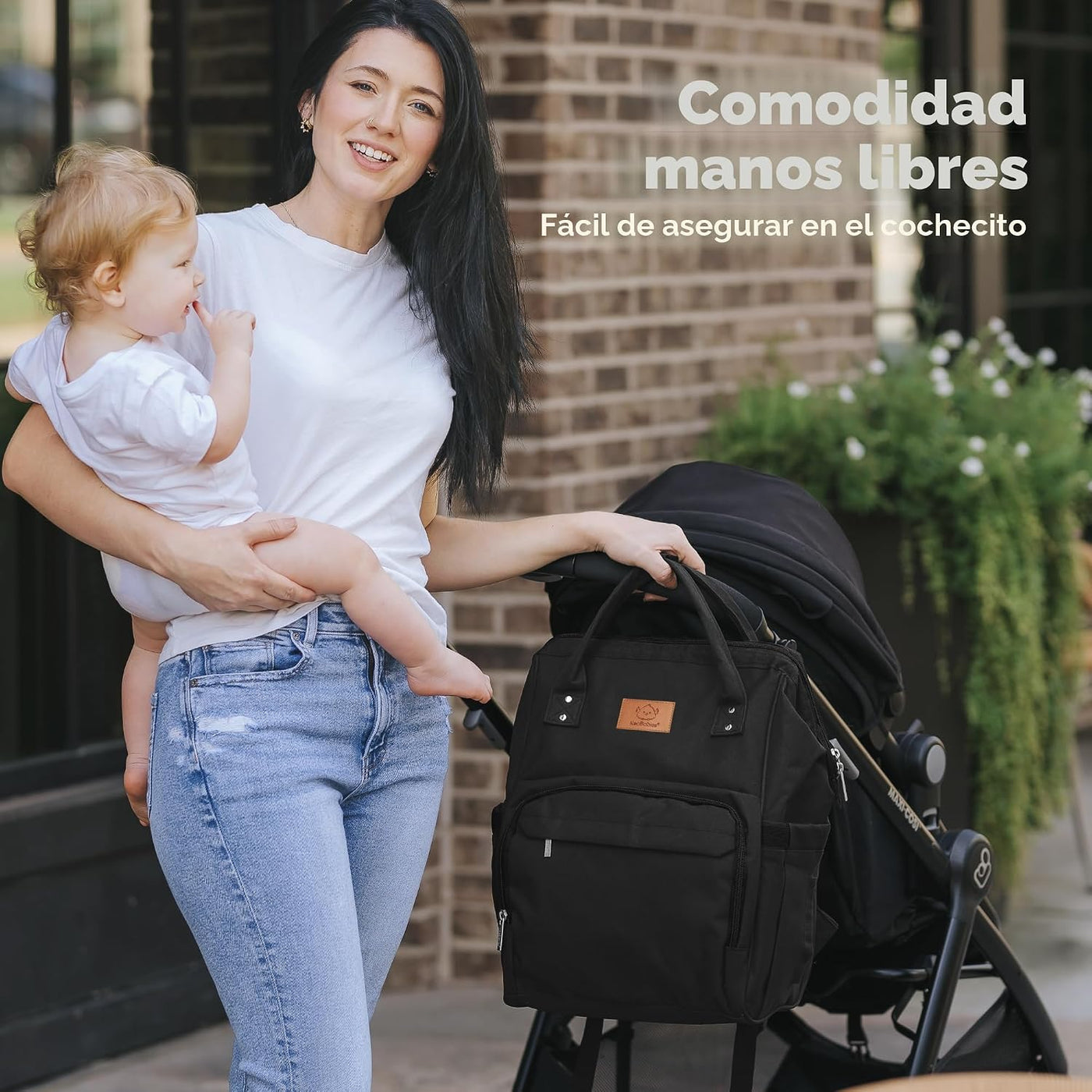 KeaBabies Mochila para pañales de bebé, bolsa de bebé para niños, n...
