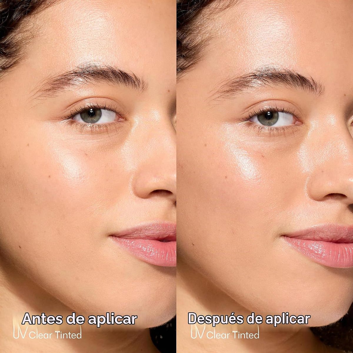 Protector solar facial transparente UV EltaMD con óxido de zinc, si...