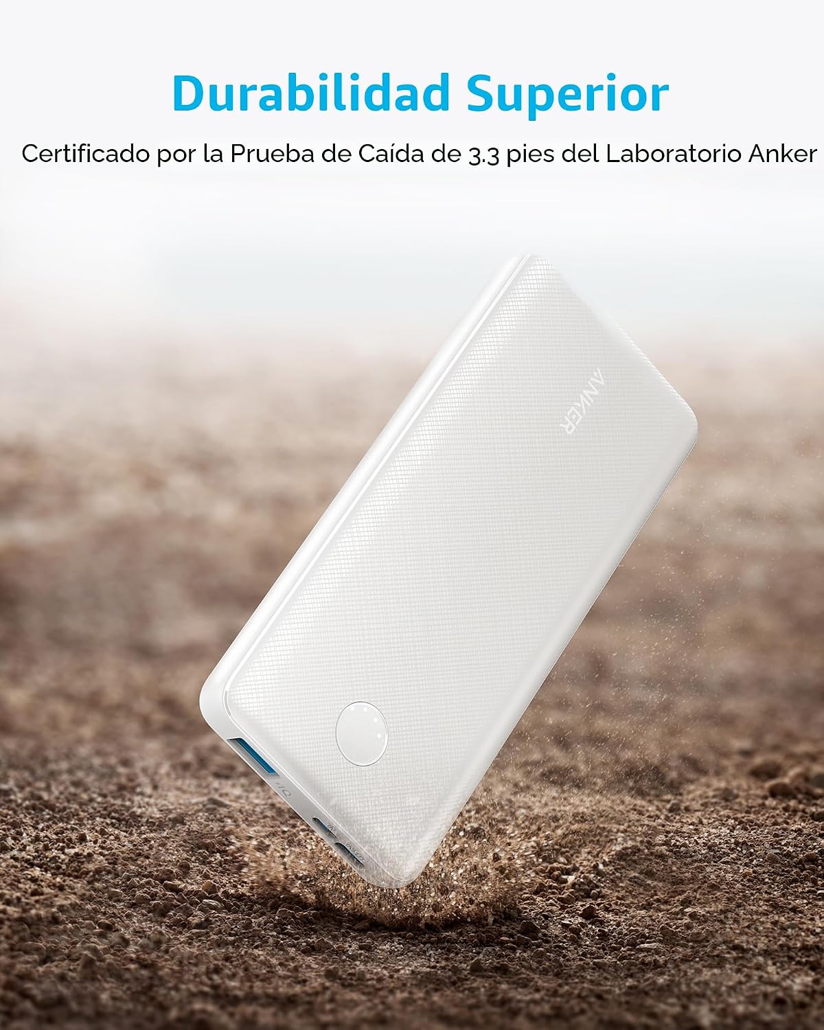 Anker Power Bank, cargador portátil de 10,000 mAh, batería PowerIQ...