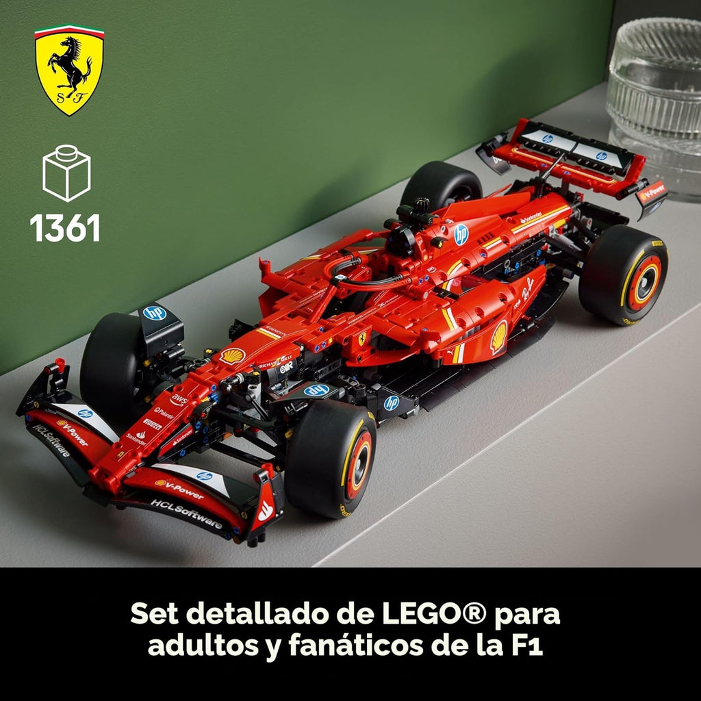 LEGO Technic Ferrari SF-24 F1 - Kit de construcción para adultos, m...