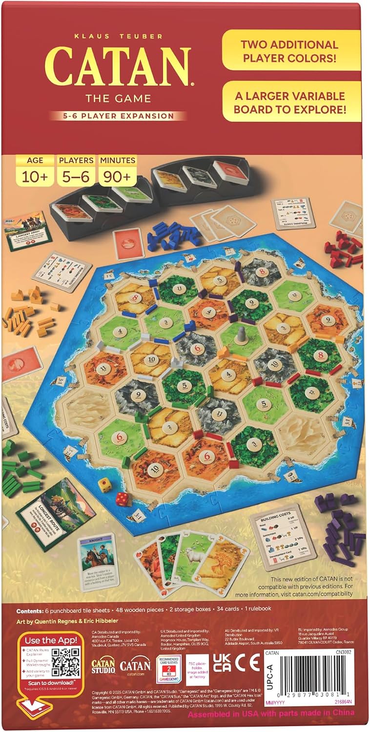 Catan Expansión 5-6 Jugadores