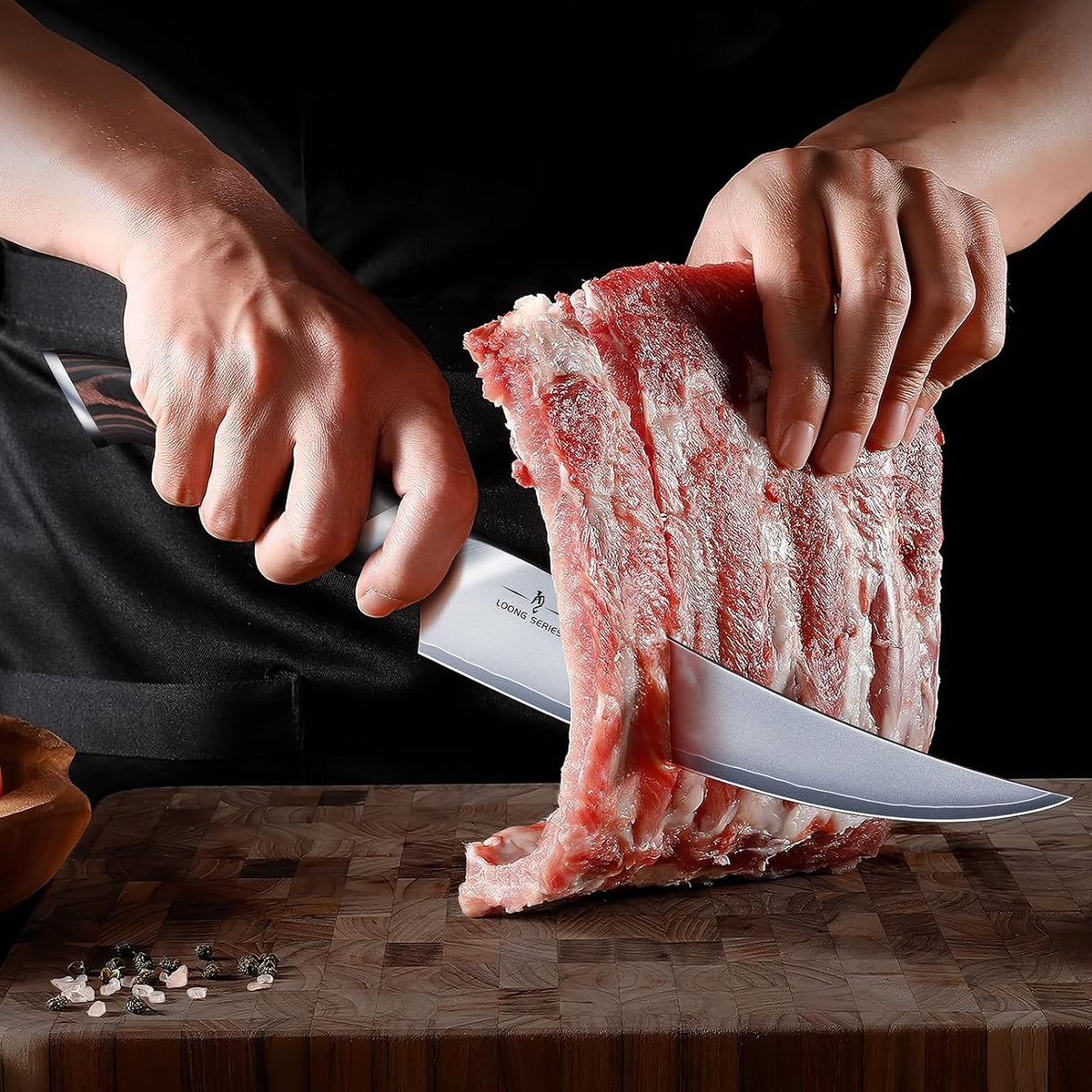 HOSHANHO Cuchillo de deshuesado de 7 pulgadas, cuchillo japonés ult...