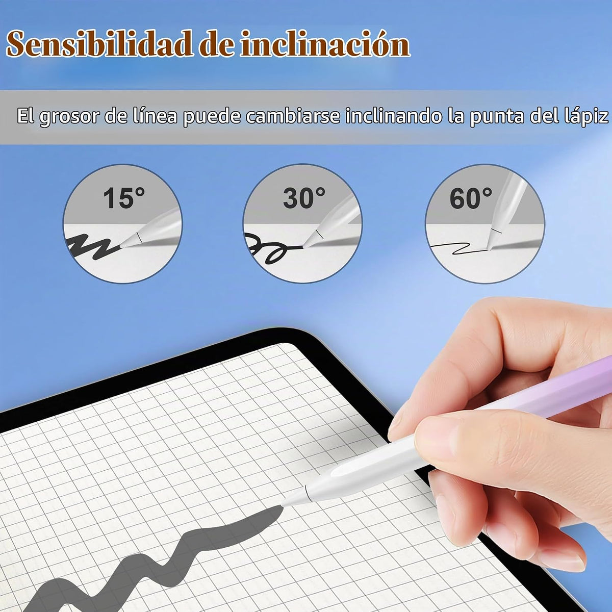 Lápiz óptico para iPad 2026-2018, lápiz de carga rápida de 15 minut...