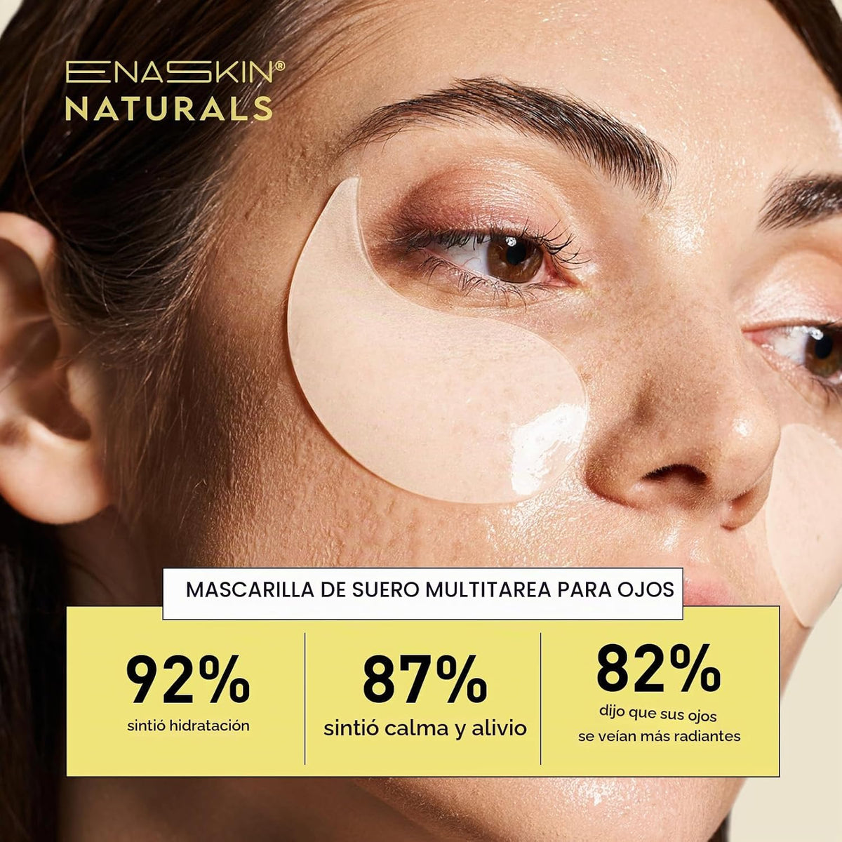 Parches para debajo de los ojos para ojeras: máscaras de gel de muc...
