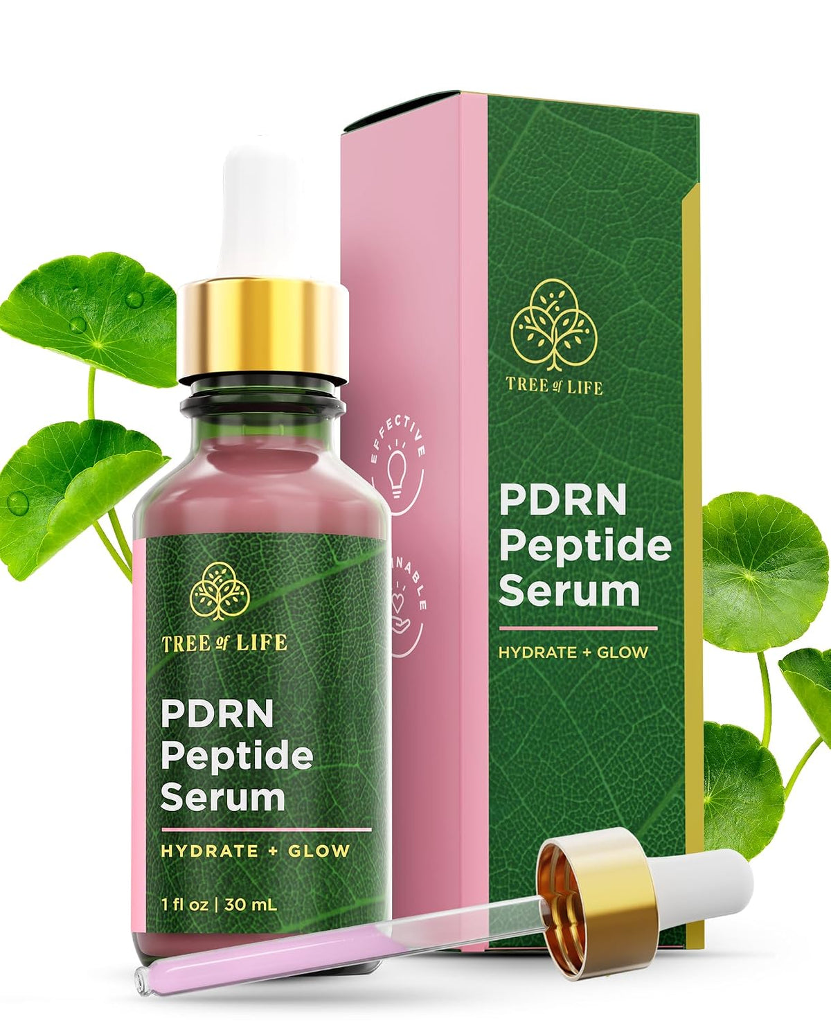 Tree of Life Suero PDRN para la cara con ADN de salmón y CICA, 1 fl...