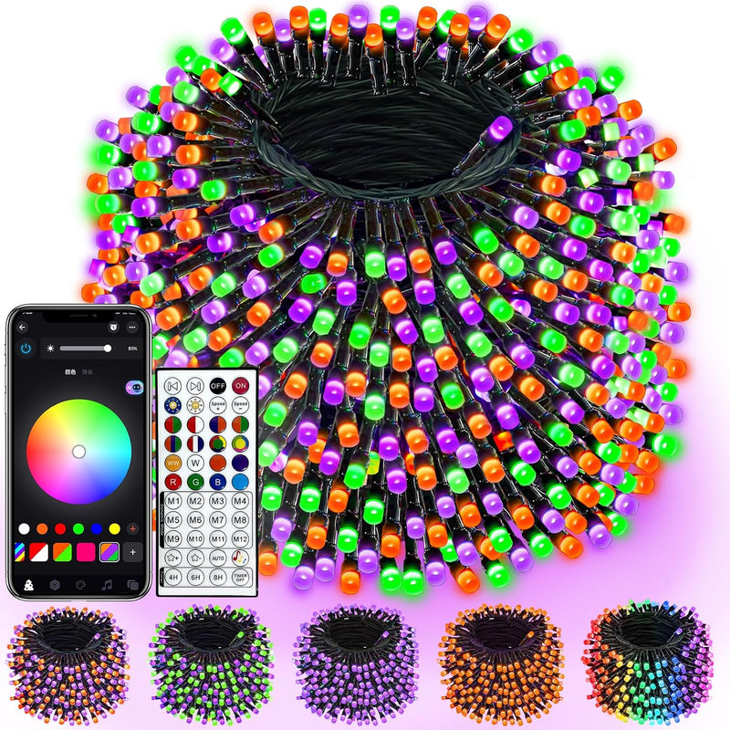 Cadena de luces RGB inteligentes que cambian de color de 600 LED |...