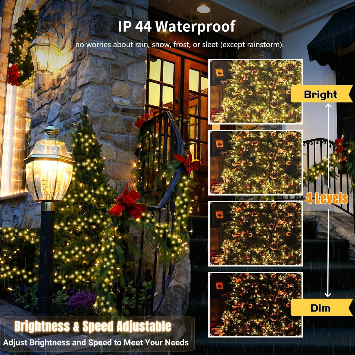 Iluminación del hogar 66 pies. Mini luces decorativas de Navidad de...