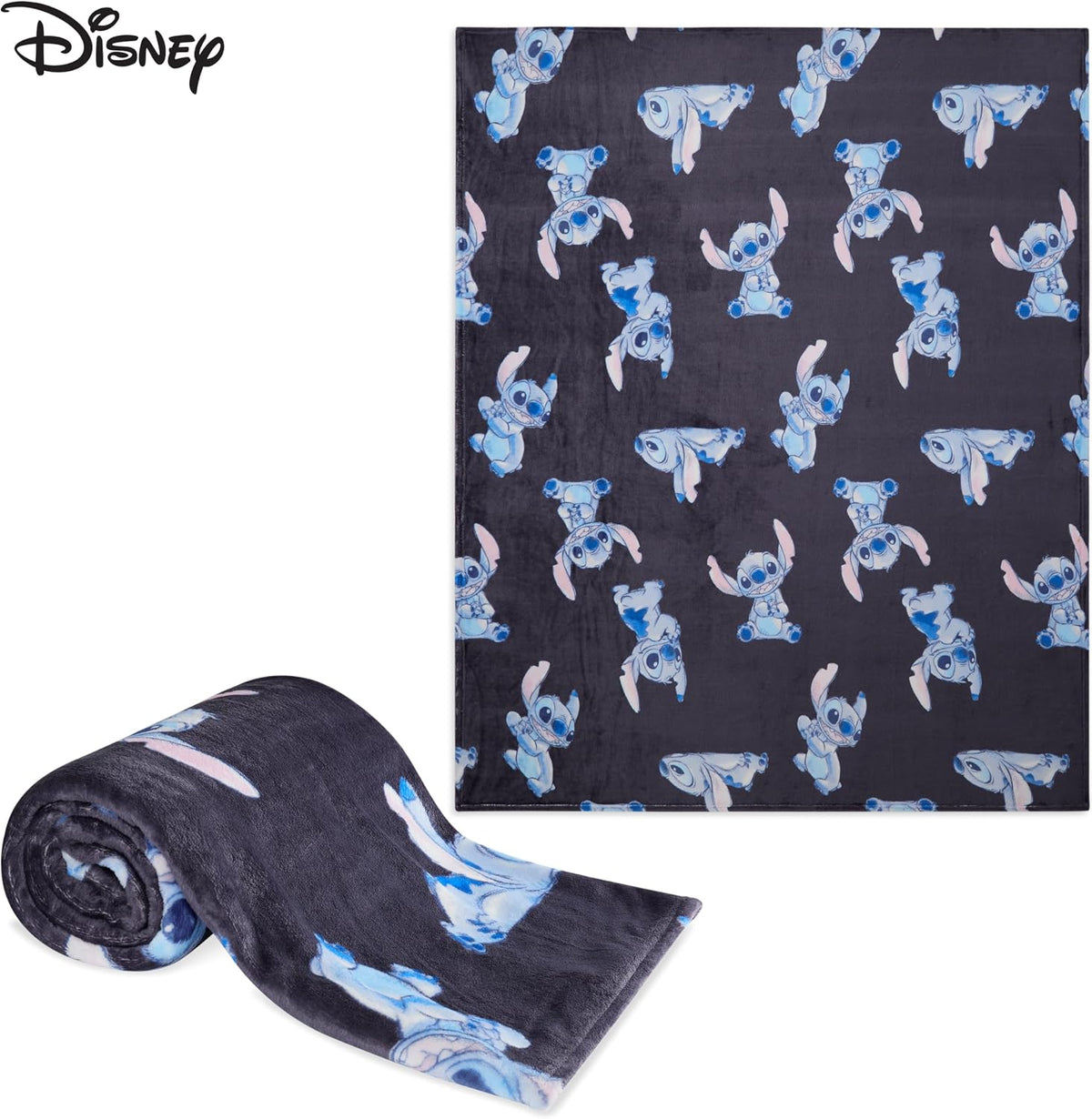Disney Stitch Manta de Sofá Manta de Forro Polar Suave Accesorios p...