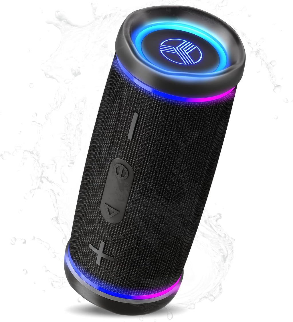 TREBLAB HD77 Altavoz Bluetooth impermeable, graves profundos de 30...