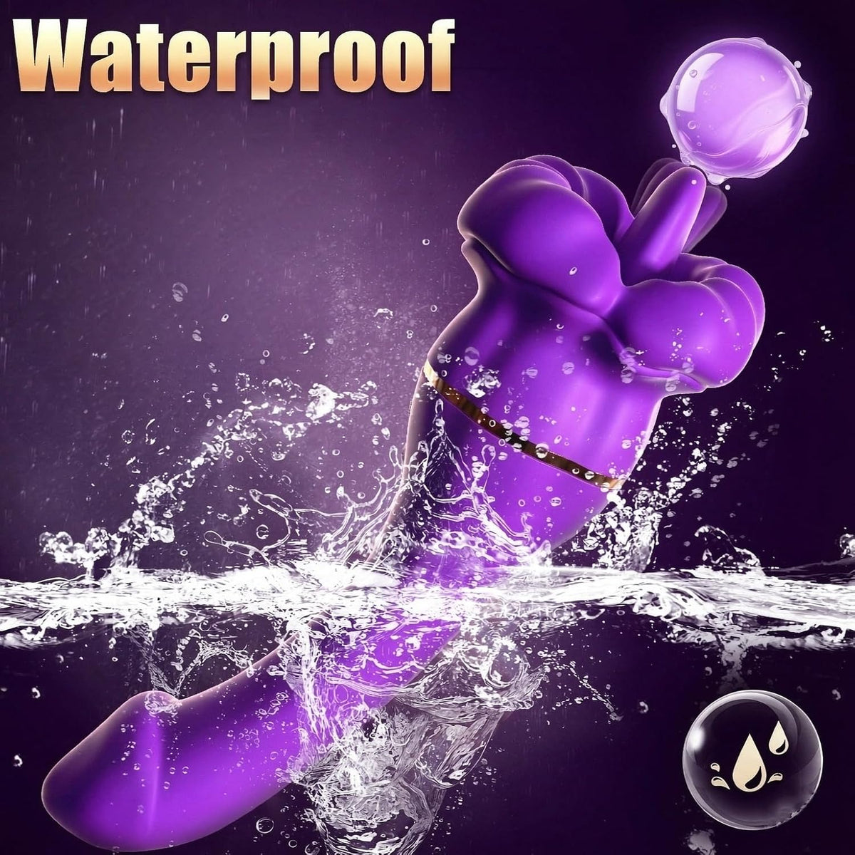 Vibrador de punto G, vibrador de empuje con 8 modos de vibración, e...