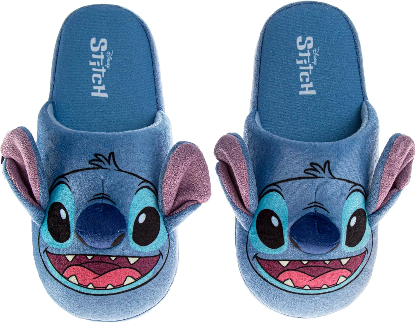 Disney Lilo and Stitch - Pantuflas de felpa para niños y niñas, pan...
