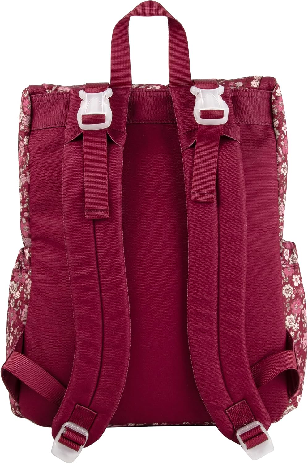Mochila de pañales floral multifunción y bolsa de pañales de viaje...