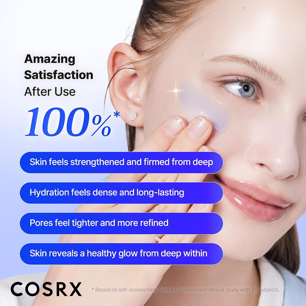 COSRX The Blue Copper Peptide Bakuchiol Suero, resplandor y relleno...