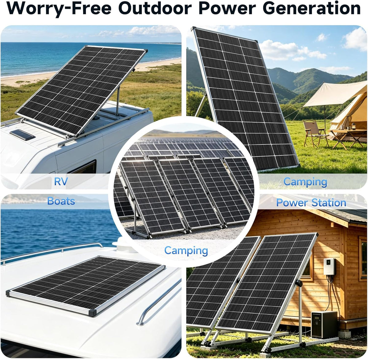 Paquete de 2 paneles solares de 400 W de 200 W Pro+,25% tipo N 18BB...