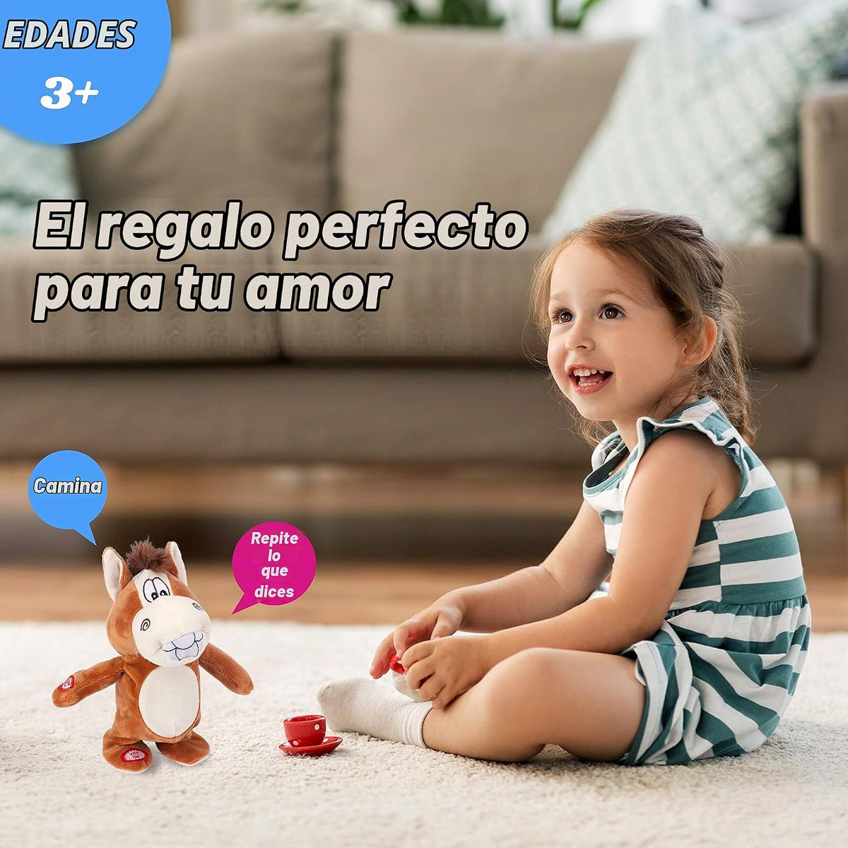 Hopearl - Burrito parlante y cantante, repite lo que dices caminand...