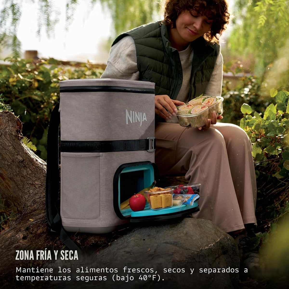 Ninja | Enfriador de mochila | Enfriador suave para 24 latas FrostV...