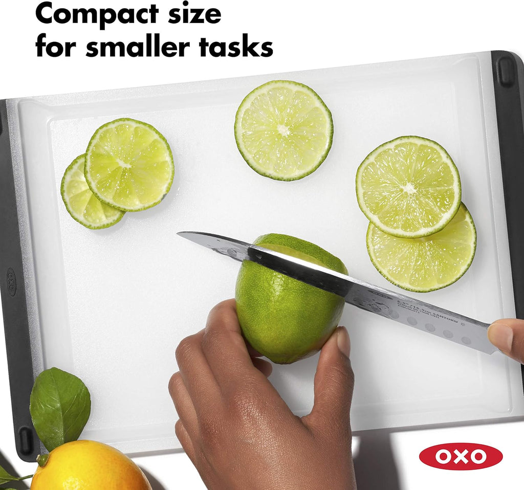 OXO Good Grips - Tabla de cortar de plástico para preparación | Sup...