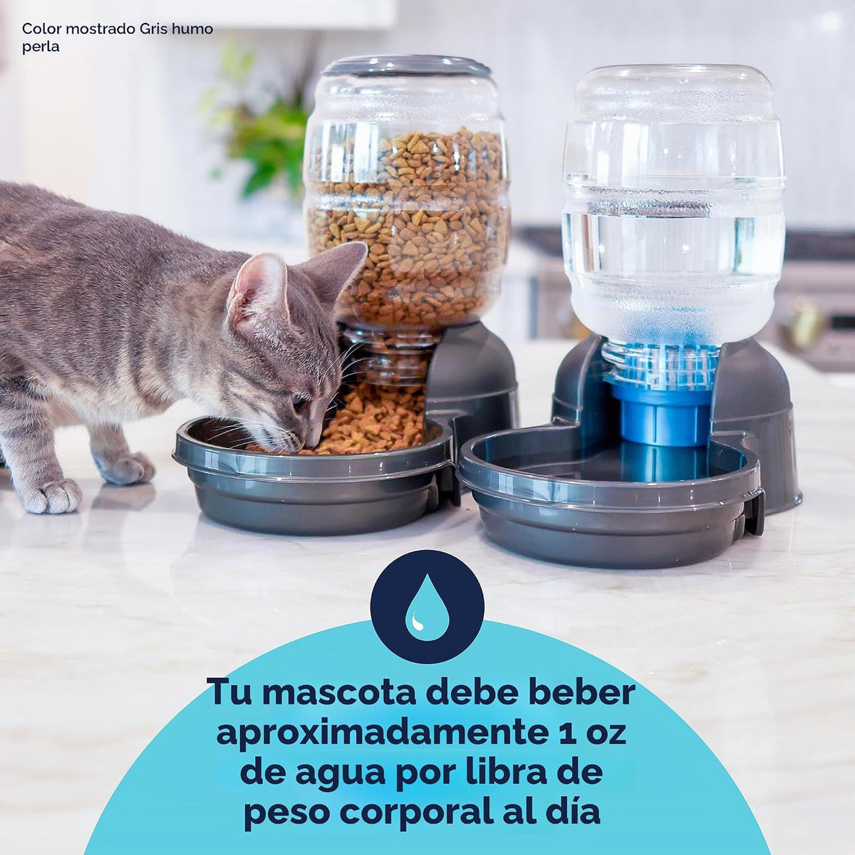Petmate Replendish Dispensador automático de agua para perros, bebe...