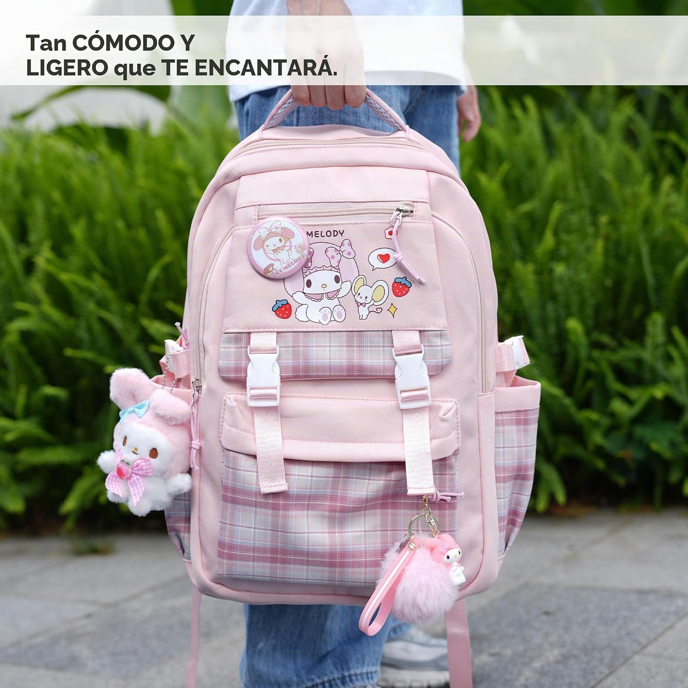 Juju Mochila Kawaii Rosa - Cosas Kawaii Lindas Mochila Kawaii - Moc...