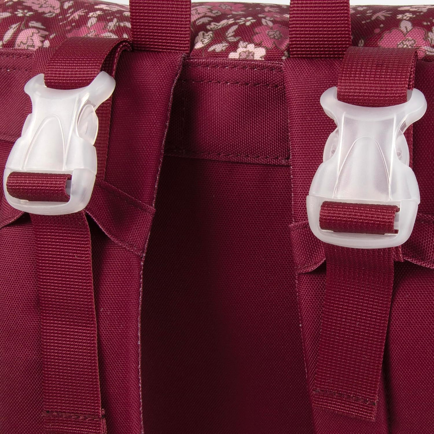 Mochila de pañales floral multifunción y bolsa de pañales de viaje...