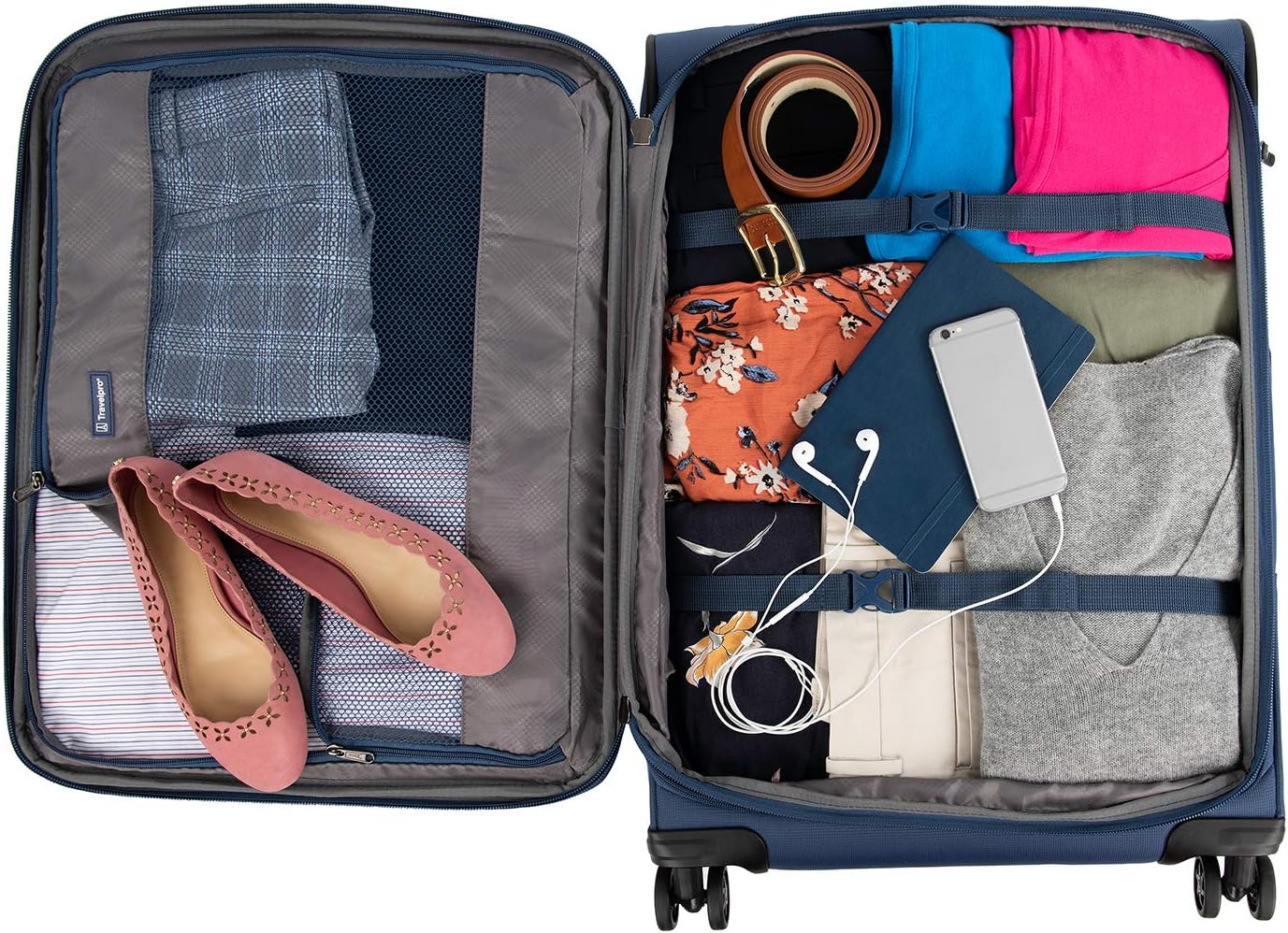 Travelpro Tourlite Softside Equipaje Expandible con 4 Ruedas Girato...